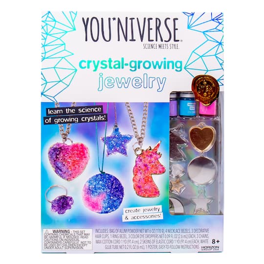 YouNiverse&#xAE; Crystal Growing Jewelry Kit